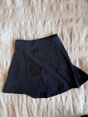 Athleta Black Active Skort-Style Circle Skirt